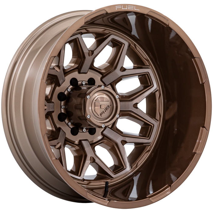Set of 6-20" Inch Fuel D876 Flux Dually 8x170 Bronze Wheels Rims