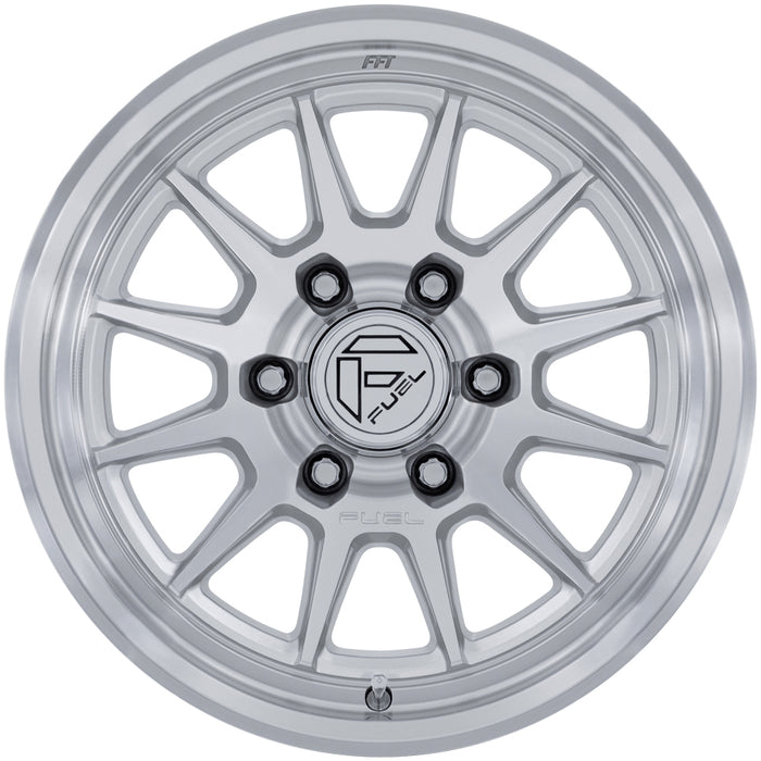 (Set of 4) Fuel FC902 Spur 17x9 6x135 -12mm Silver Wheels Rims 17" Inch