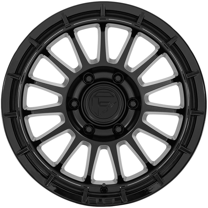 (Set of 5) Fuel FC905 Ascend 17x9 6x5.5" +1mm Double Black Wheels Rims 17" Inch