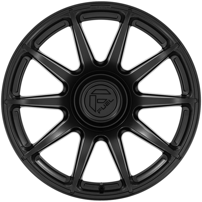 (Set of 4) Fuel FC906 Halo 20x9 6x135/6x5.5" +1mm Blackout Wheels Rims 20" Inch
