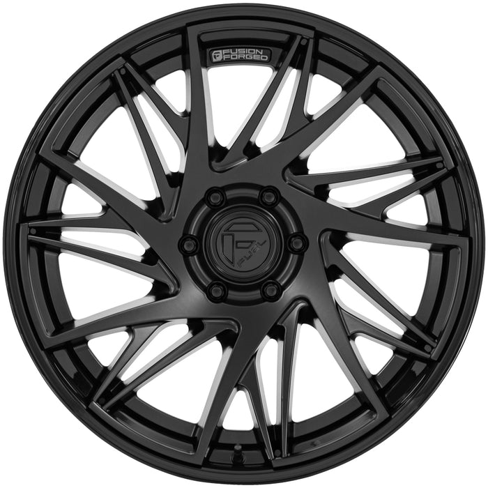 (Set of 4) Fuel FC405 Dynamo 22x10 6x135 -18mm Double Black Wheels Rims