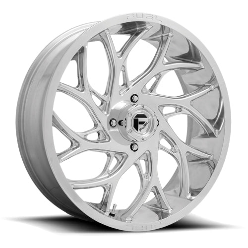 Fuel UTV D204 Runner 20x7 4x156 +13mm Polished Wheel Rim 20" Inch