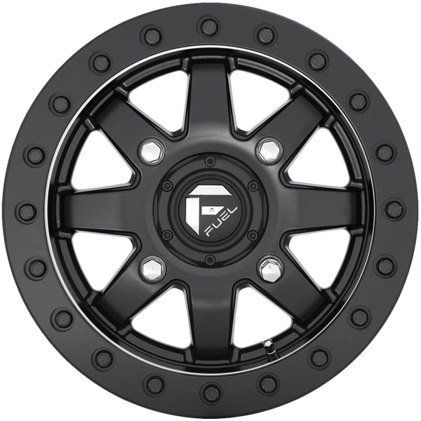 Fuel UTV D936 Maverick Beadlock 15x7 4x136 +38mm Matte Black Wheel Rim 15" Inch