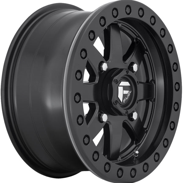 Fuel UTV D936 Maverick Beadlock 15x7 4x136 +38mm Matte Black Wheel Rim 15" Inch