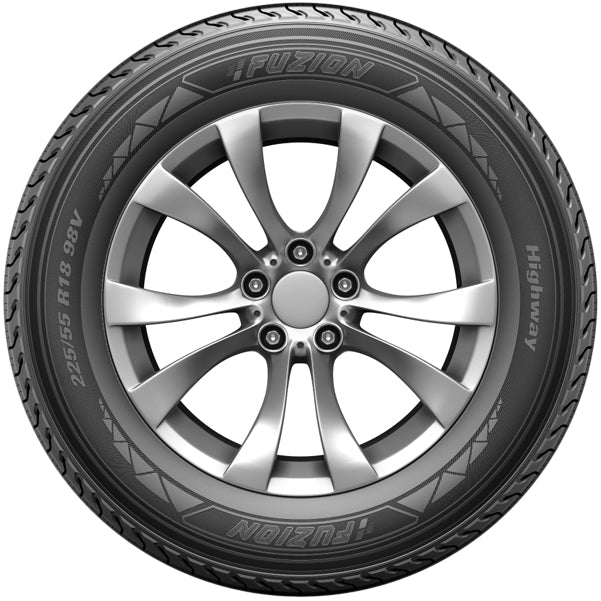 (QTY 2) 265/70R16 Fuzion Highway 112T SL Black Wall Tires