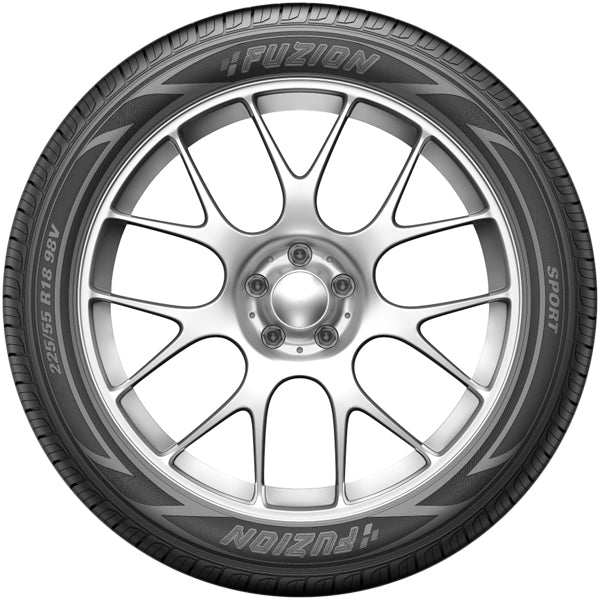 (QTY 2) 245/45R17 Fuzion Sport 99W XL Black Wall Tires