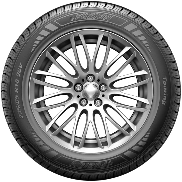 (QTY 2) 235/65R16 Fuzion Touring 103T SL Black Wall Tires
