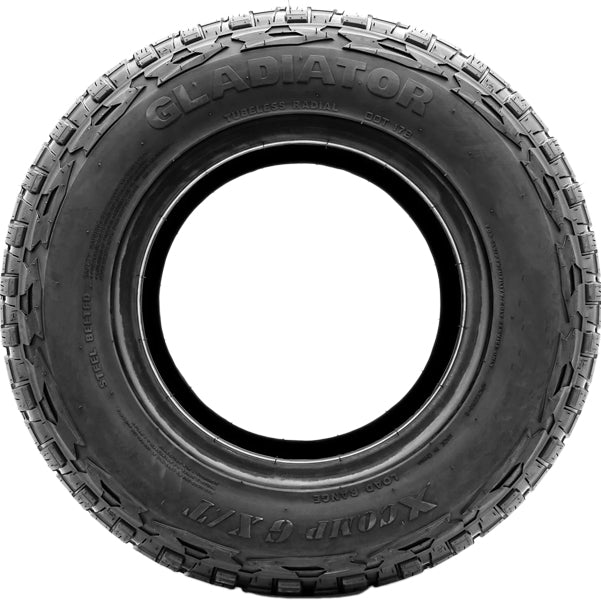 (QTY 4) 23x10R14 Gladiator X Comp Golf X/T 80F LRB Black Wall Tires