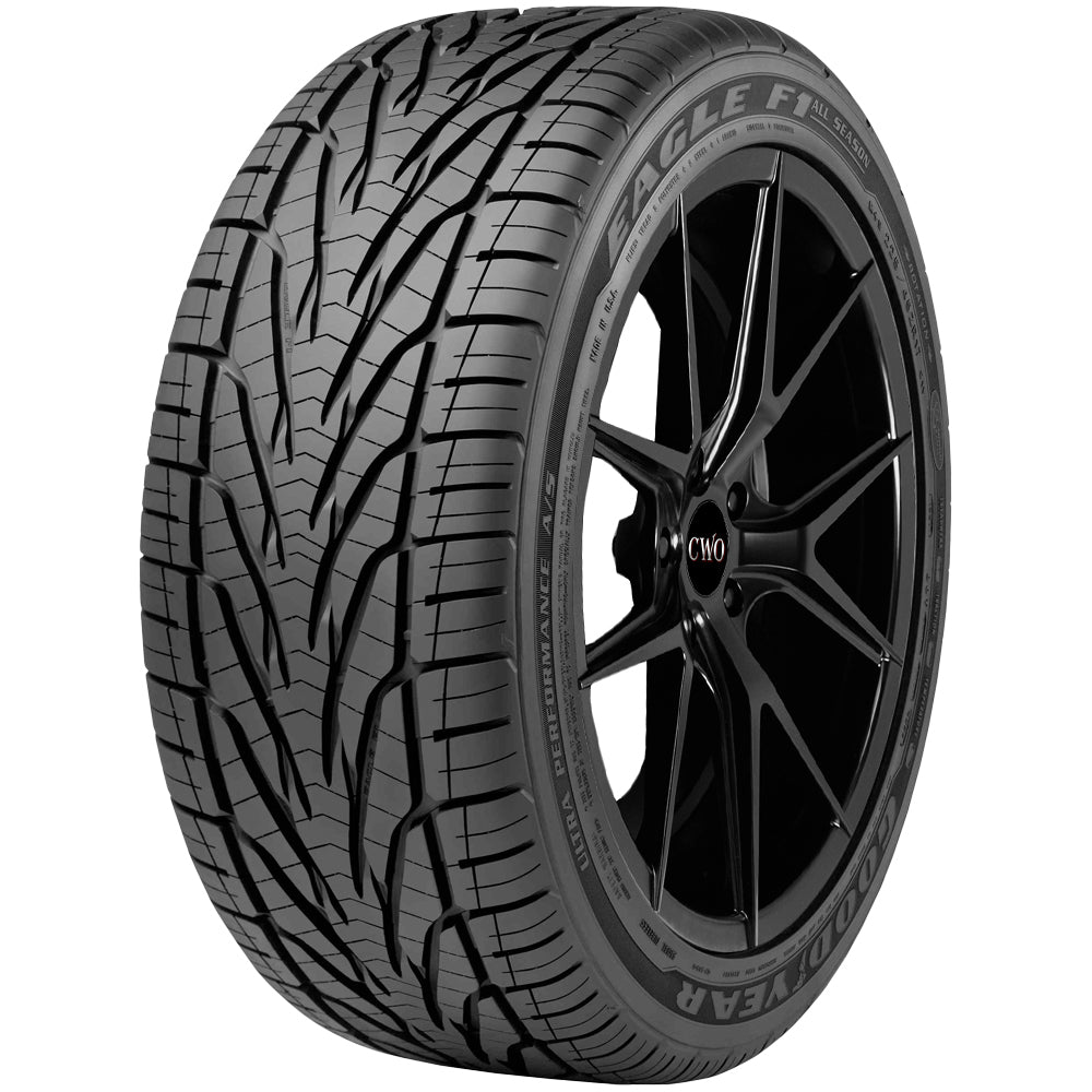 285/40ZR20 Goodyear Eagle F1 All Season 108Y XL Black Wall Tire — CWO