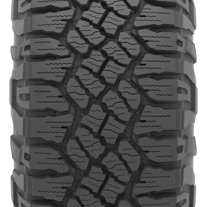 LT245/75R17 Goodyear Wrangler Duratrac RT 121S LRE Black Wall Tire
