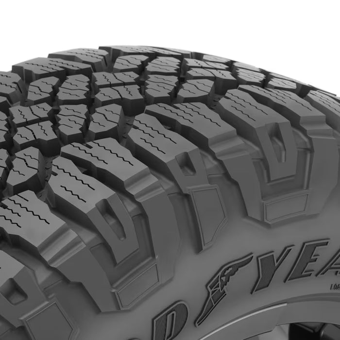 LT305/65R18 Goodyear Wrangler Duratrac RT 128Q LRF Black Wall Tire