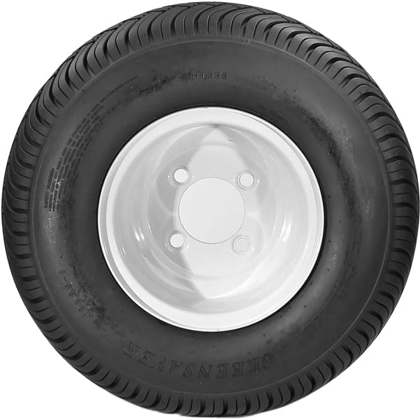 (QTY 4) 205/65-10 Greenball Greensaver Plus GT LRB Black Wall Tires