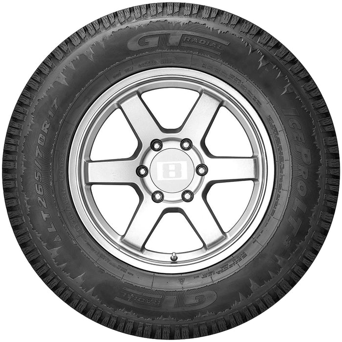 (QTY 4) LT245/75R16 GT Radial IcePro LT3 120/116R LRE Black Wall Tires