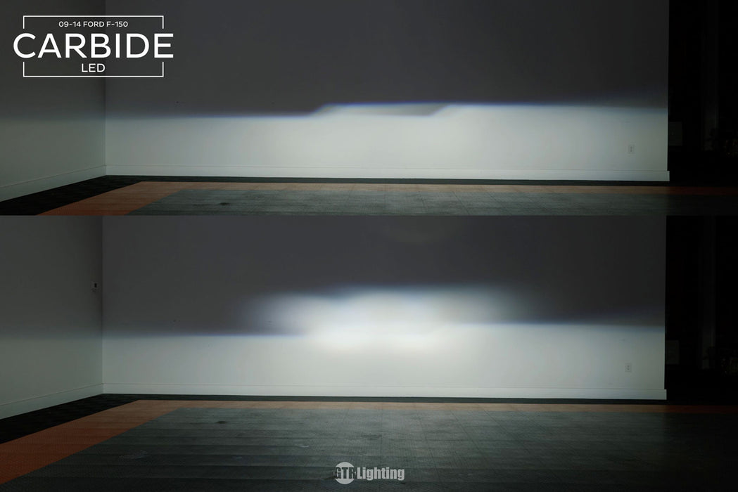 GTR Lighting Carbide LED Headlights Pair For 2009-2014 Ford F-150