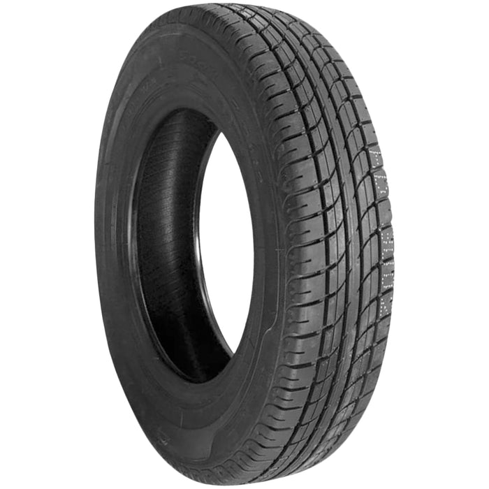 (QTY 4) LT155R13 Haida HD612 90/88Q LRD Black Wall Tires