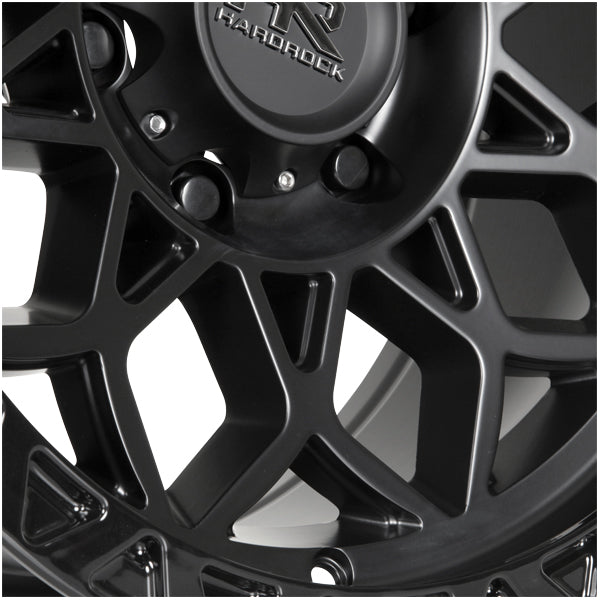 HardRock Off-Road H108 20x10 6x5.5" -19mm Matte Black Wheel Rim 20" Inch