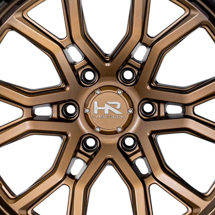 (Set of 4) HardRock Off-Road H115 17x9 6x135 +1mm Bronze Wheels Rims 17" Inch
