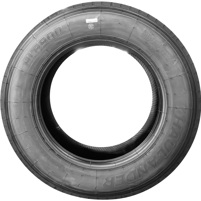(QTY 2) 245/70R19.5 Haulander HLA900 135/133L LRH Black Wall Tires
