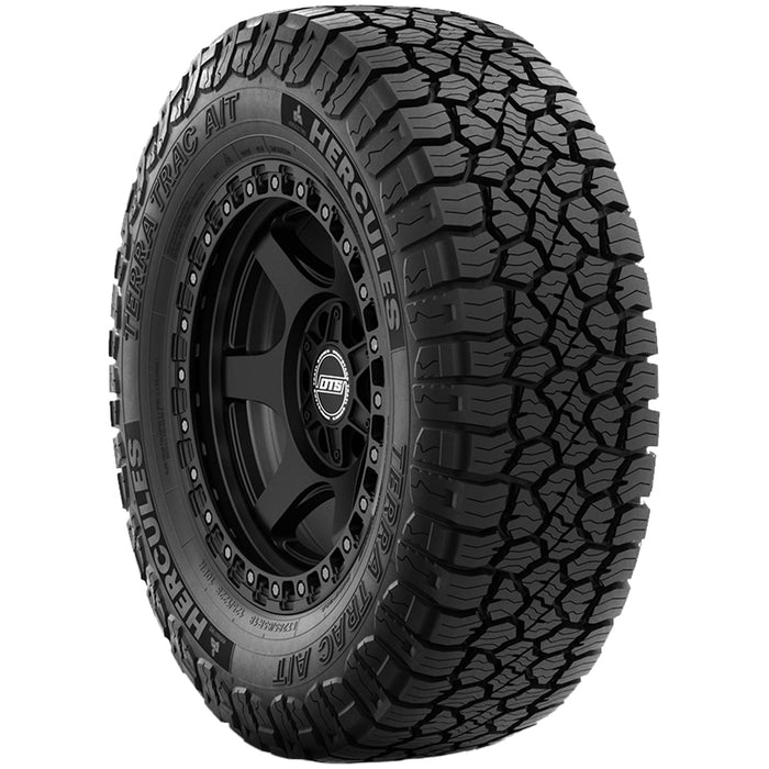 LT285/70R17 Hercules Terra Trac A/T 126/123S LRE Black Wall Tire