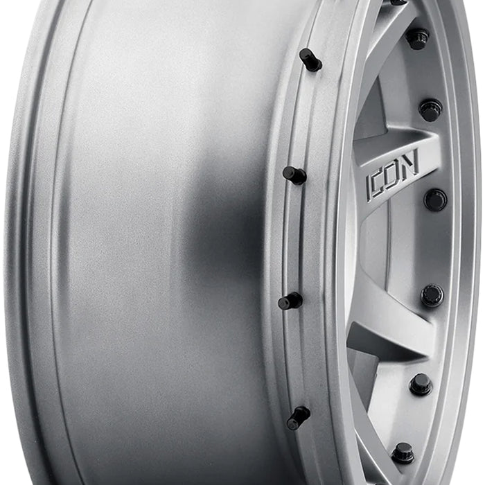 Icon Alloys Rebound Pro 17x8.5 6x5.5" +0mm Satin Black Wheel Rim 17" Inch