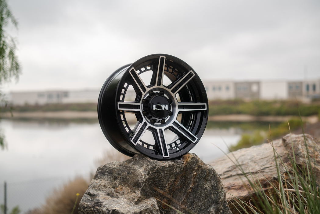 Ion 149 20x9 5x5" -12mm Black/Machined Wheel Rim 20" Inch
