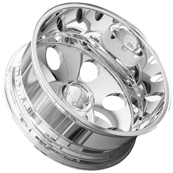 Set of 6-20" Inch Ion 167 Dually 8x6.5" Polished Wheels Rims