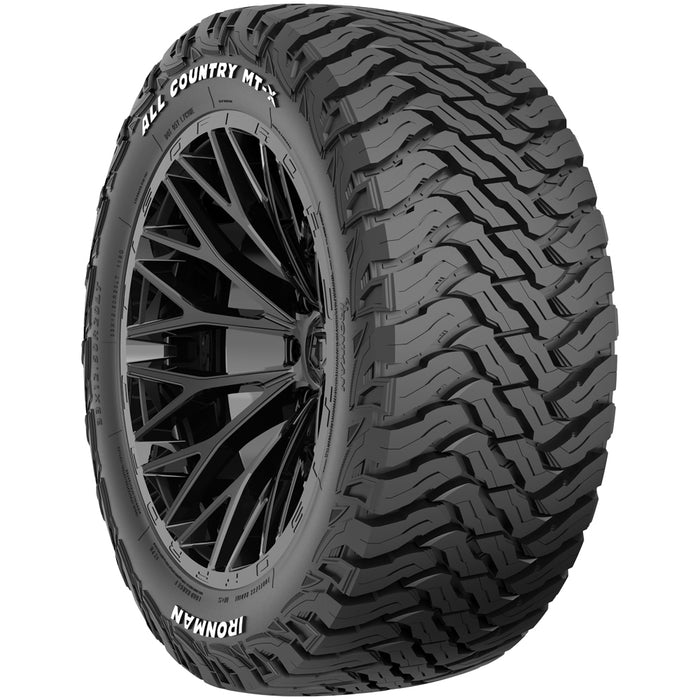 (QTY 2) LT245/75R17 Ironman All Country MT-X 121/118Q LRE White Letter Tires