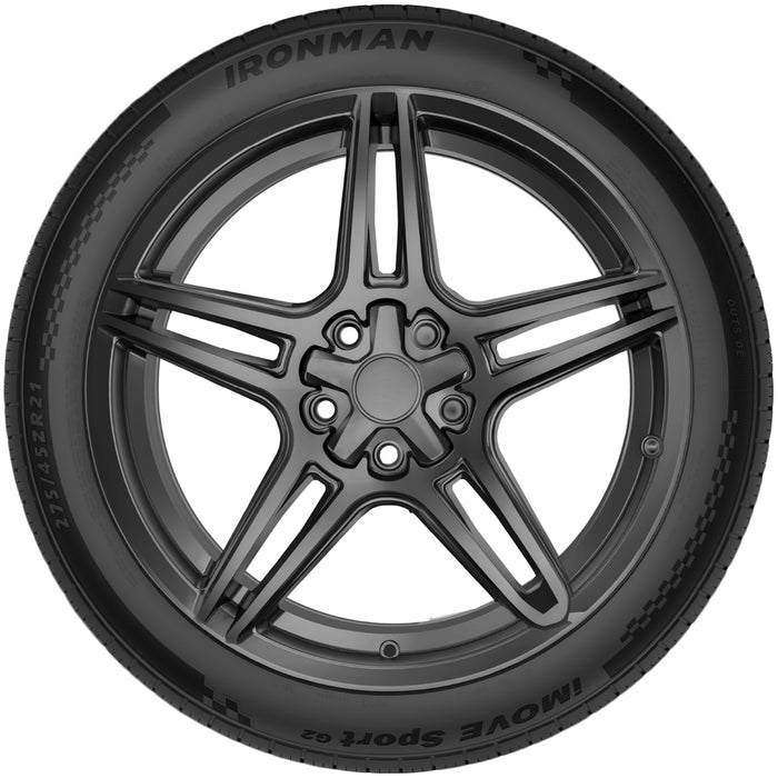(QTY 2) 235/45ZR18 Ironman iMOVE Sport G2 98W XL Black Wall Tires