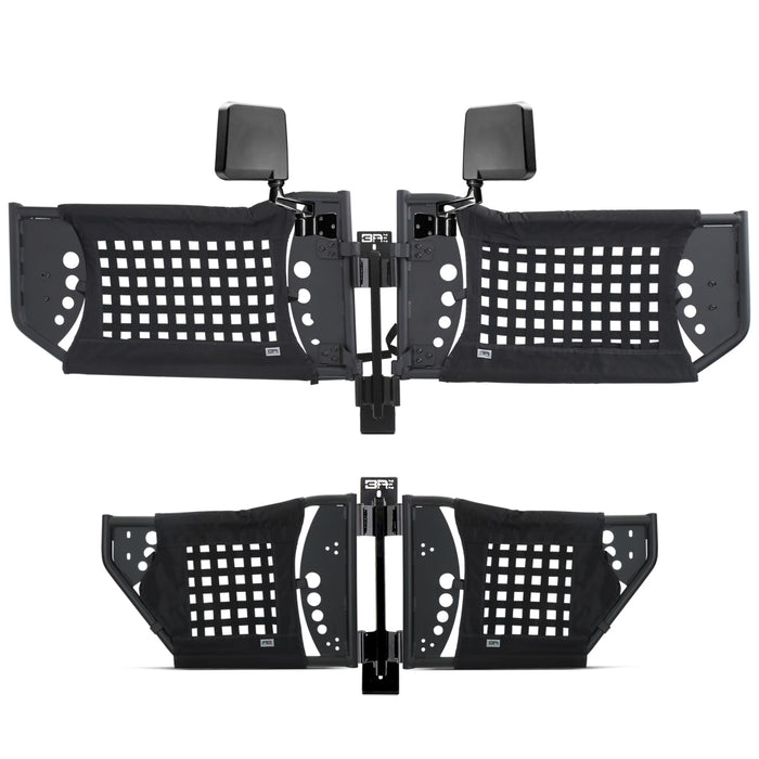 Body Armor 4x4 Front/Rear Gen 3 Trail Doors w/Mirrors & Storage Bar JL-6149-6150-5126-5145