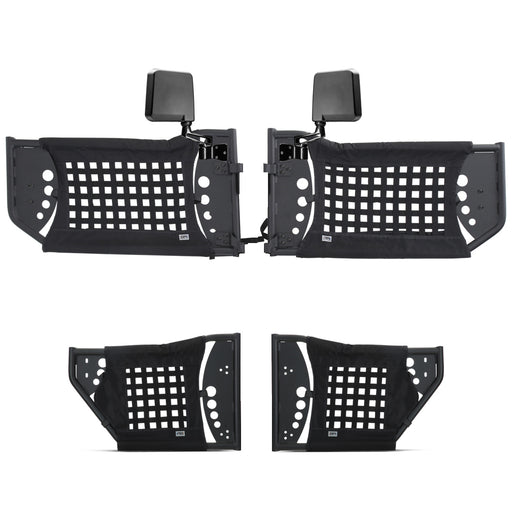 Body Armor 4x4 Front/Rear Gen 3 Trail Doors w/Mirrors JL-6149-6150-5126