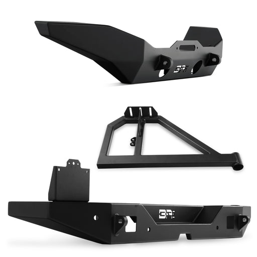 Body Armor 4x4 Front/Rear Full Width Bumpers w/Tire Carrier JL-19531-2965-5298