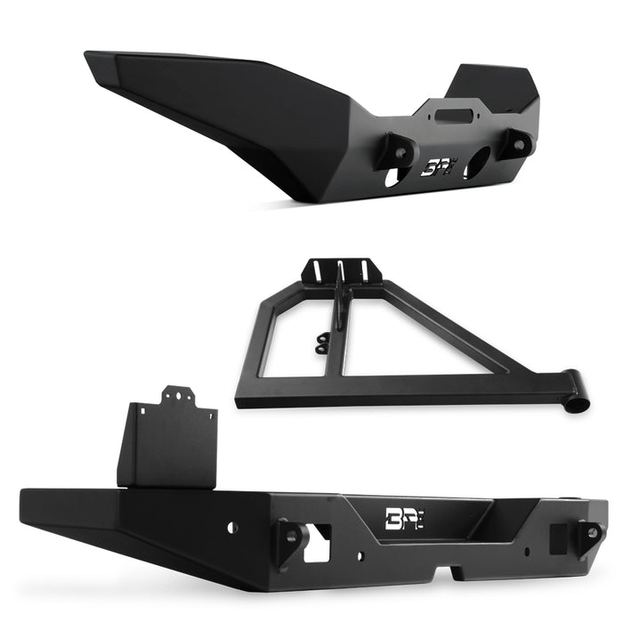 Body Armor 4x4 Front/Rear Full Width Bumpers w/Tire Carrier JL-19531-2965-5298