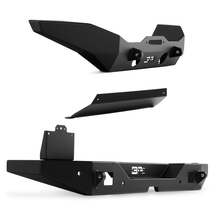Body Armor 4x4 Front/Rear Full Width Bumpers w/Skid Plate JL-19531-5123-2965