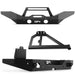 Body Armor 4x4 Front/Rear Full Width Bumpers w/Angled Bar & Tire Carrier JL-19531-5125-2965-5298