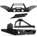 Body Armor 4x4 Front/Rear Full Width Bumpers w/Angled Bar,Skid Plate & Tire Carrier JL-19531-5125-5123-2965-5298