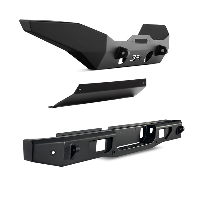 Body Armor 4x4 Front/Rear Full Width Bumpers w/Skid Plate JT-19531-5123-2965