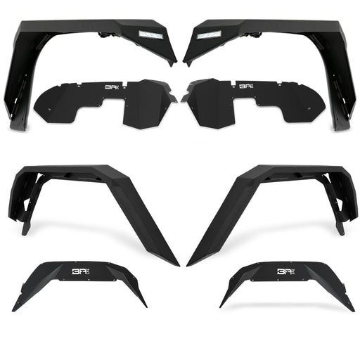 Body Armor 4x4 Front/Rear Fender Flares w/Liners JT-6102-6100-6103-6101