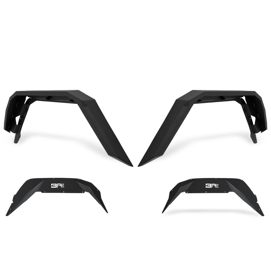 Body Armor 4x4 Rear Fender Flares w/Liners JT-6103-6101
