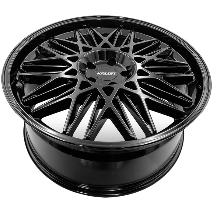 (Set of 4) Kalon 101 Kolossus 22x9.5 6x135 +30mm Gloss Black Wheels Rims