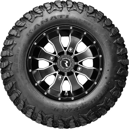 (QTY 5) 27x11.00R12 Kanati Terra Master 75 LRE Black Wall Tires