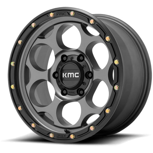 KMC KM541 Dirty Harry 17x8.5 6x5.5" +0mm Gray Wheel Rim 17" Inch