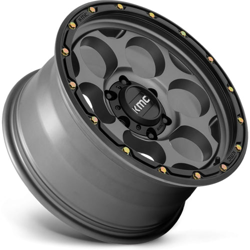 KMC KM541 Dirty Harry 17x8.5 8x6.5" +0mm Gray Wheel Rim 17" Inch