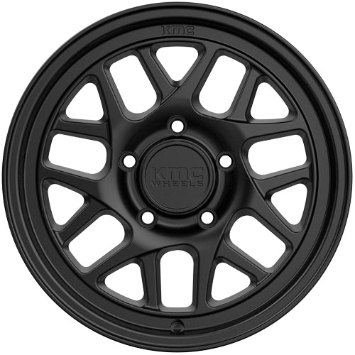 KMC KM717 Bully Overland 17x8.5 6x120 +18mm Satin Black Wheel Rim 17" Inch