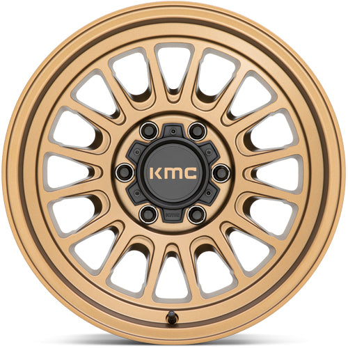 KMC KM724 Impact Overland 17x8.5 6x135 +0mm Bronze Wheel Rim 17" Inch