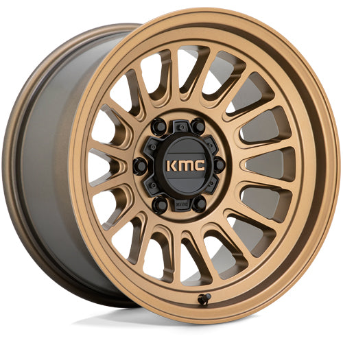 KMC KM724 Impact Overland 17x8.5 6x135 +0mm Bronze Wheel Rim 17" Inch