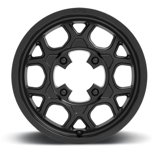 KMC UTV KS133 Carnage Lite 15x6 4x137 +38mm Satin Black Wheel Rim 15" Inch