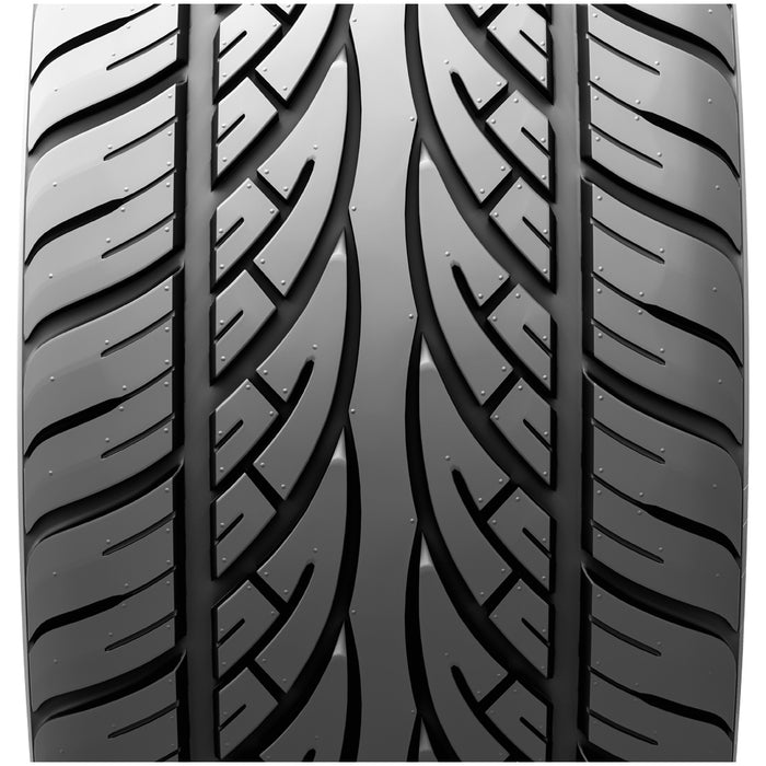 245/30ZR24 Lexani LX Nine 94W XL Black Wall Tire