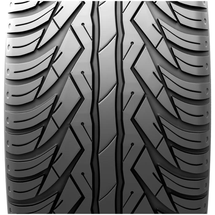 265/30ZR30 Lexani LX-Six II 105W XL Black Wall Tire