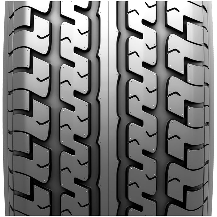 ST205/75R14 Lexani LXST-105 Trailer 100L Load Range C Black Wall Tire
