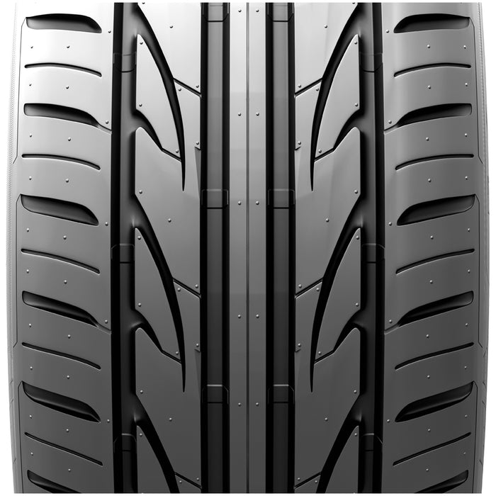 (QTY 2) 215/55R17 Lexani LXUHP-207 98W XL Black Wall Tires